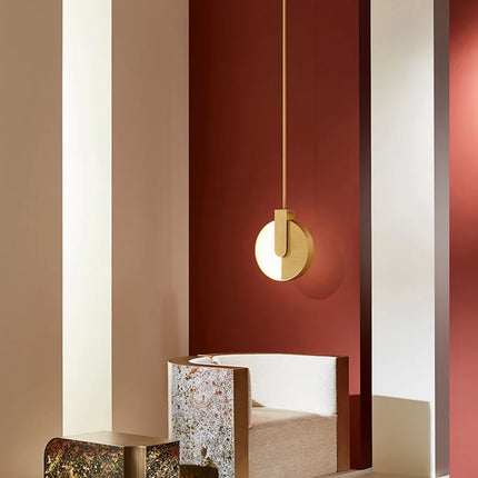 Lustre rotatif créatif au design italien nordique zen — LZ4X9P