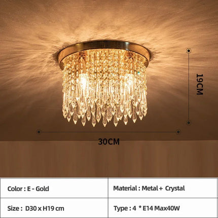 Plafonnier LED en bois style bohème à fixation en surface — LZ4X9T1