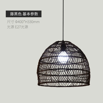 Suspension en rotin naturel pour décoration intérieure élégante — LZ4X9J