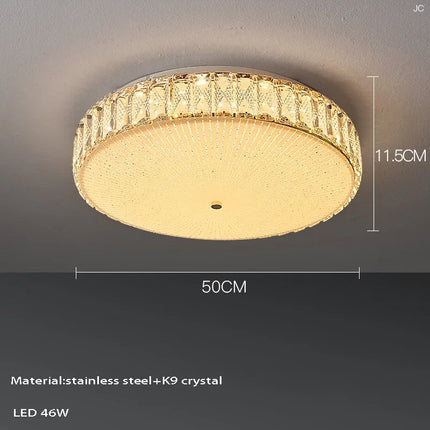 Plafonnier LED cristal luxe au design moderne et haute qualité — LZ4X9P