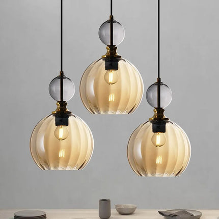 Suspension luminaire en verre forme bonbon pour décoration maison — LZ4X9T2