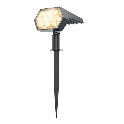 Spot solaire extérieur 92 LED étanche IP67 2 en 1 pour jardin et porche — LZ4X9P