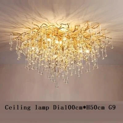 Lustre LED moderne en cristal pour intérieur — LZ4X9J