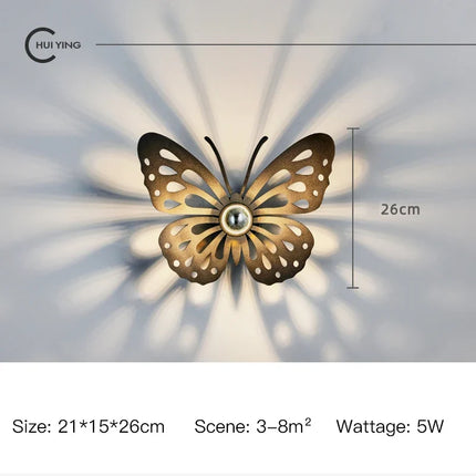 Applique murale LED nordique en fer pour intérieur élégant — LZ4X9P2
