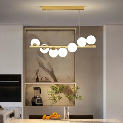 Lustre suspension en verre avec fil réglable pour bar et restaurant — LZ4X9M