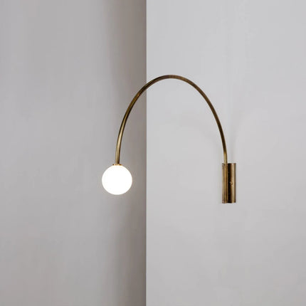 Applique murale LED courbée en métal doré G9 — LZ4X9P2