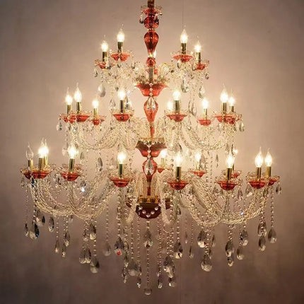 Lustre en cristal design pour décoration de restaurant et café — LZ4X9M