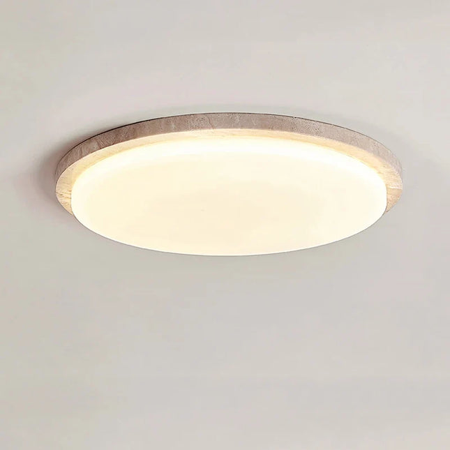 Plafonnier led style travertin modern décor salon couloir restaurant