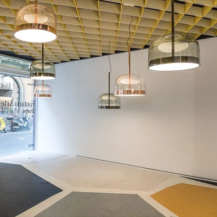 Suspension LED en verre au design nordique moderne — LZ4X9M