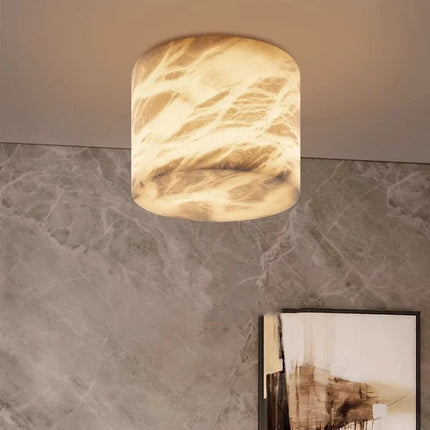 Plafonnier LED compact en marbre espagnol — LZ4J9X2