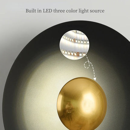 Applique murale LED en fer au design moderne et minimaliste — LZ4XJ9