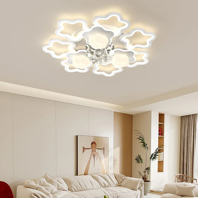 Plafonnier moderne en cristal style citrouille pour intérieur 2024 — LZ4X9T