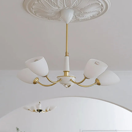 Lustre suspension LED en verre au design nordique vintage — LZ4X9P2Q