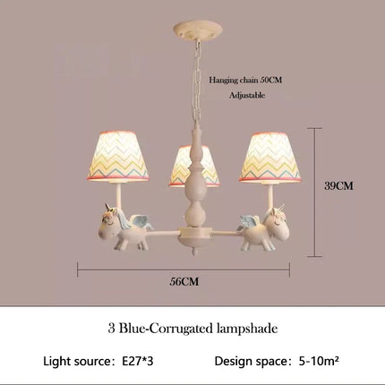 Lustre LED rotatif pour enfant style nordique romantique et chaleureux — LZ4X9P