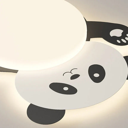 Plafonnier enfant design panda moderne et minimaliste — LZ4Q9XJ