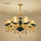 15 bras de lampe / Blanc froid / CHINE