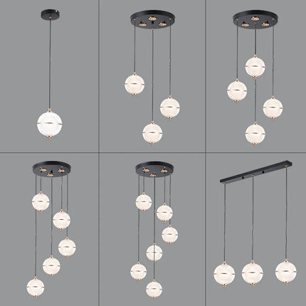 Suspension boule acrylique moderne pour bar et restaurant — LZ4X9Q2