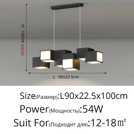 Lustre LED minimaliste pour éclairage intérieur de cuisine — LZ4X9QJ