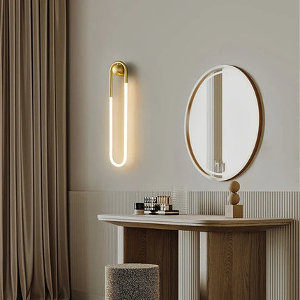 Applique murale LED moderne en forme d’ellipse pour intérieur — LZ4X9P2