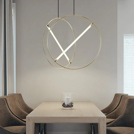 Suspension LED ronde au design moderne et simple — LZ4X9T2
