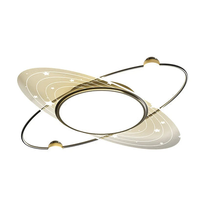 Lustre moderne en fer avec éclairage LED en forme d’étoile — LZ4X9P2