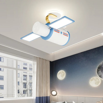 Lustre suspendu décoratif dessin animé satellite pour chambre d’enfants — LZ4P9X