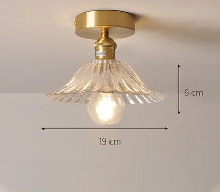 Plafonnier moderne en verre lumineux pour intérieur et extérieur — LZ4QX9
