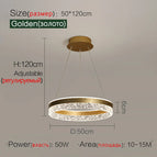 50 cm Or / Luminosité variable