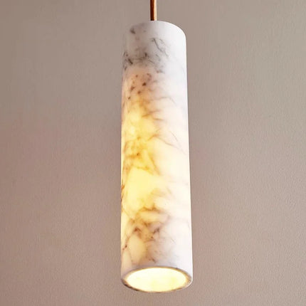 Lustre design wabi-sabi en marbre naturel pour hôtel — LZ4X9P2
