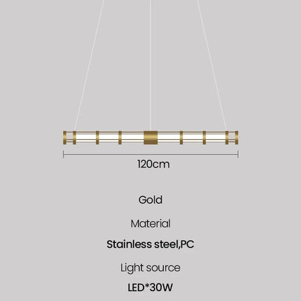 suspension tube nordique moderne pour décoration intérieure