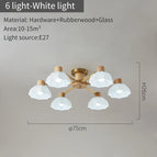 6 lumières lumière blanche