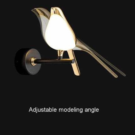 Applique murale LED au design nordique en forme de pie — LZ4X9T2