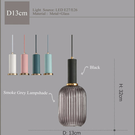 Lustre en verre lumineux pour décoration intérieure élégante — LZ4X9P