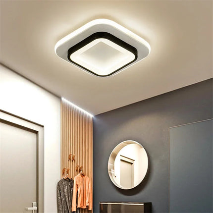 Plafonnier LED design rond ou carré pour décoration intérieure moderne — LZ4XJ9