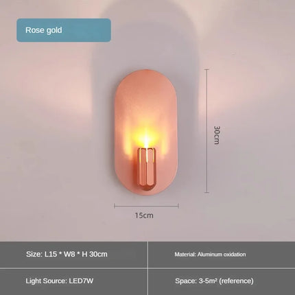 Applique murale LED en aluminium au design moderne pour intérieur — LZ4X9P2