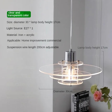 Suspension LED en acrylique pour commerces et restaurants — LZ4X9P