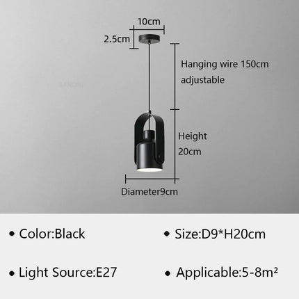 Suspension nordique avec abat-jour boule pour décoration intérieure — LZ4X9T
