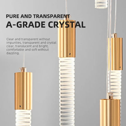 Lustre élégant pour un éclairage moderne et raffiné — LZ4X9P