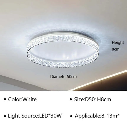 Plafonnier LED contemporain pour décoration intérieure élégante — LZ4X9T2