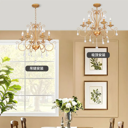 Lustre suspension industriel rétro en fer forgé pour bar et restaurant — LZ4P9X