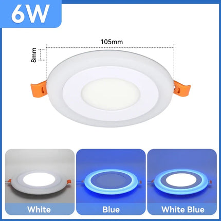 Plafonnier encastré LED lumière froide au design moderne pour intérieur — LZ4X9T2