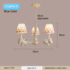 3 lumières bleu A / 3 Température de couleur