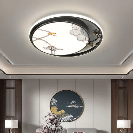 Plafonnier LED multicolore en émail pour intérieur contemporain — LZ4D9QJ