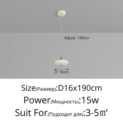 Lustre LED réglable au design minimaliste pour intérieur moderne — LZ4X9P2