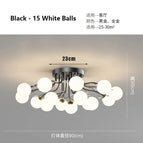 Noir 15 boules blanches / Changeable