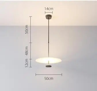 Suspension ronde style nordique pour salle à manger et chambre — LZ4X9M
