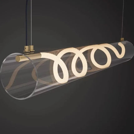 Lustre suspension en acrylique style nordique pour intérieur — LZ4F7Q2