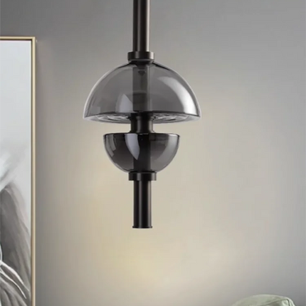 lustre en verre design nordique pour espace moderne