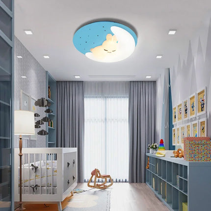 Plafonnier LED design nordique en forme de lapin pour intérieur — LZ4X9B2