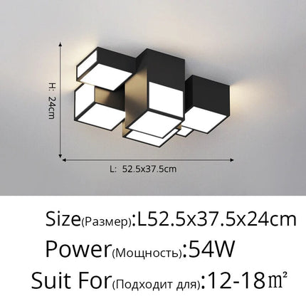 Lustre LED minimaliste pour éclairage intérieur de cuisine — LZ4X9QJ